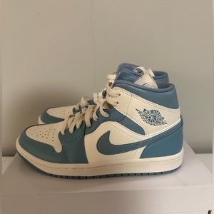 blue nike air jordan's, brand new with box.